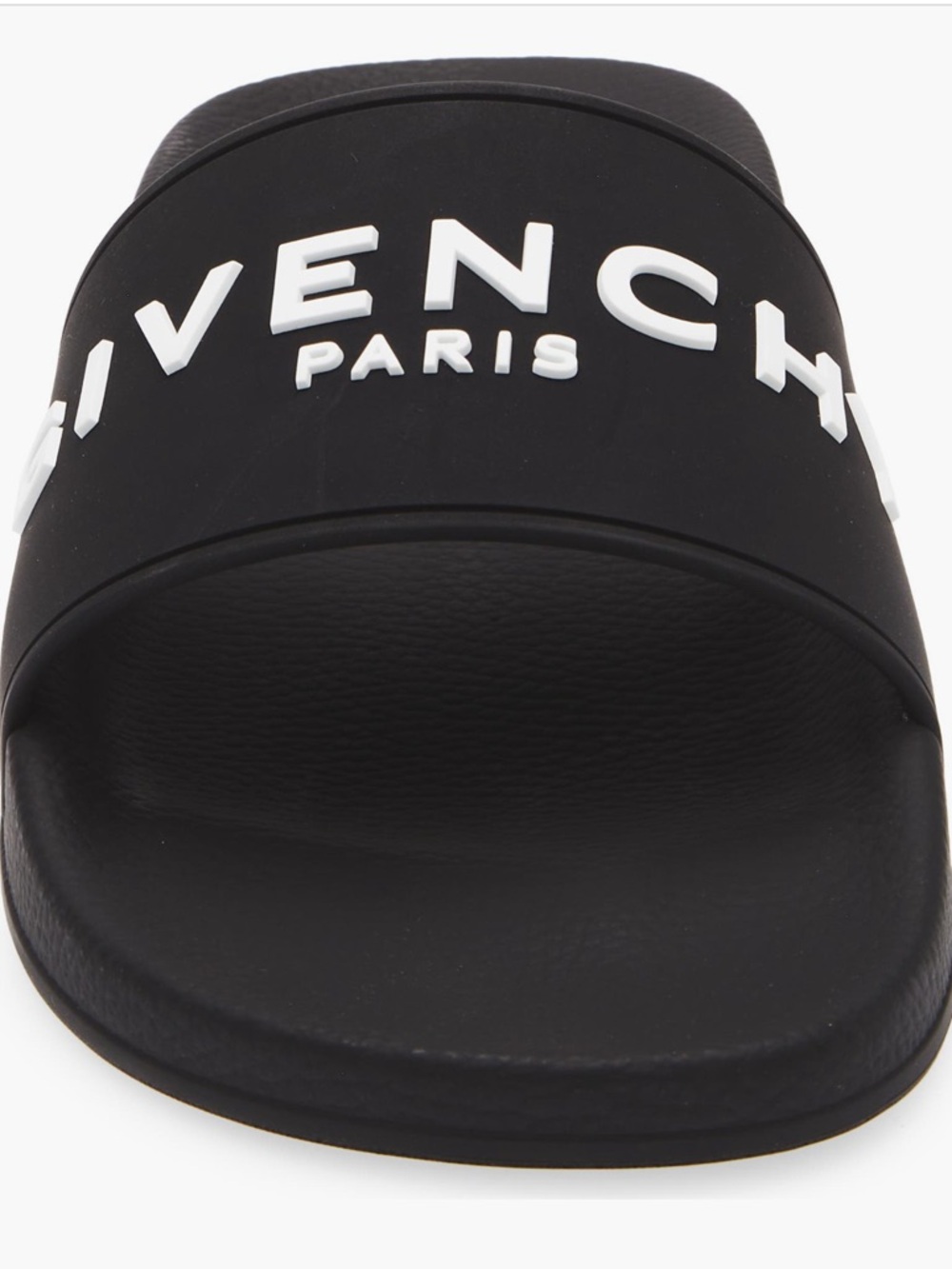 Givenchy Black Slides with White Logo - Picture 8 of 10